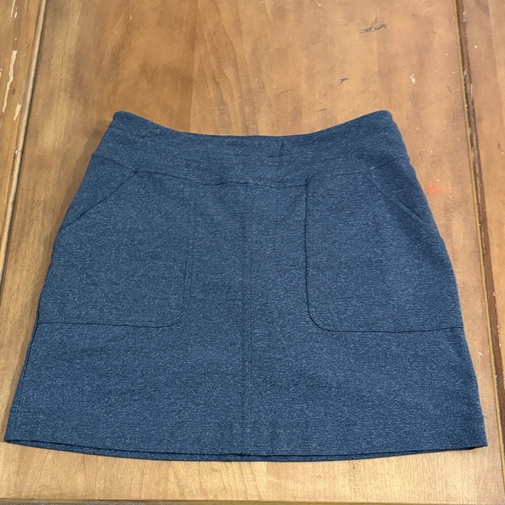 Title Nine Heathered Blue Grey Skort Size Small